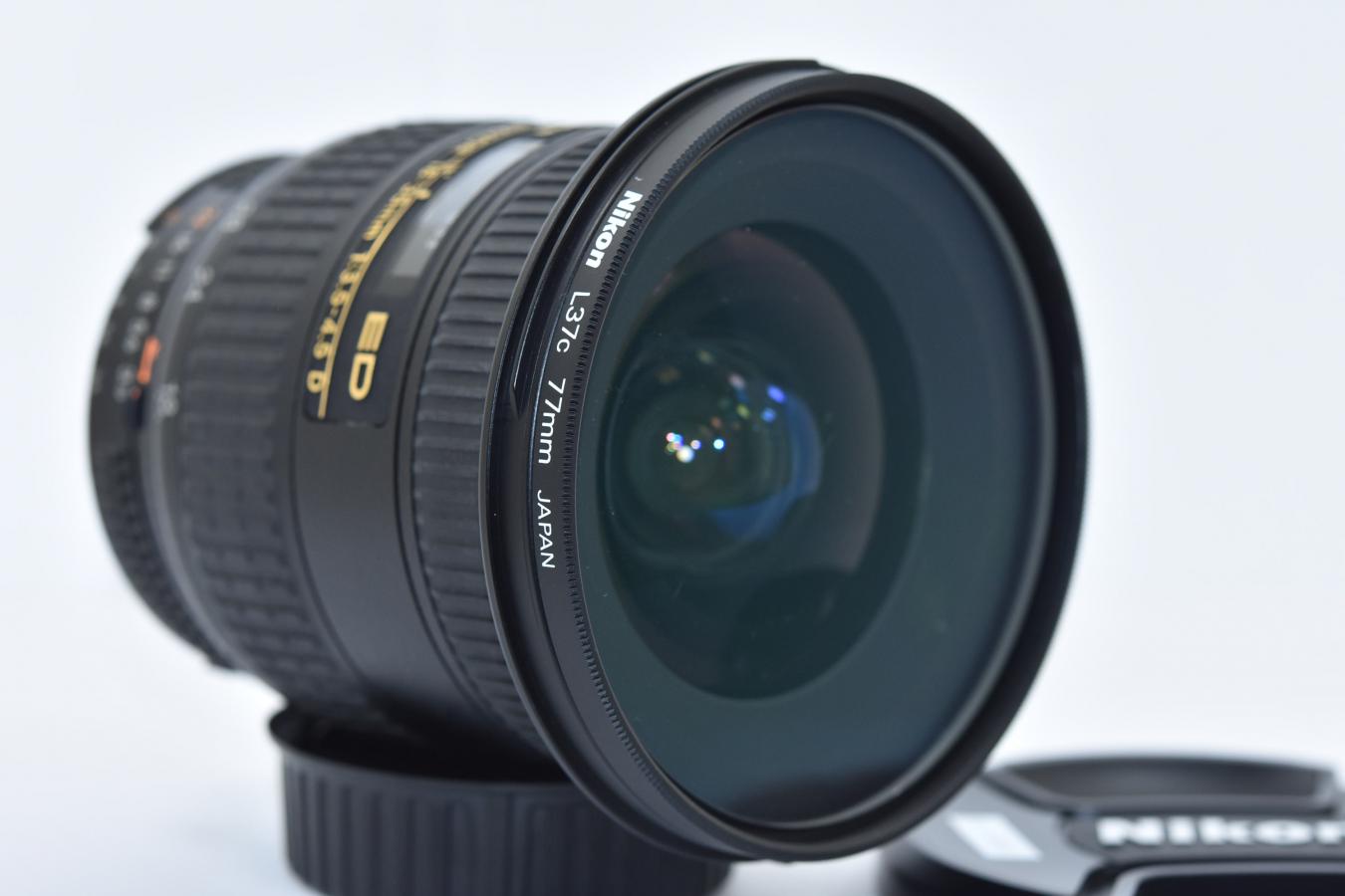 ニコン AF NIKKOR 18-35mm F3.5-4.5D ED 【純正77mm L37cフィルター付