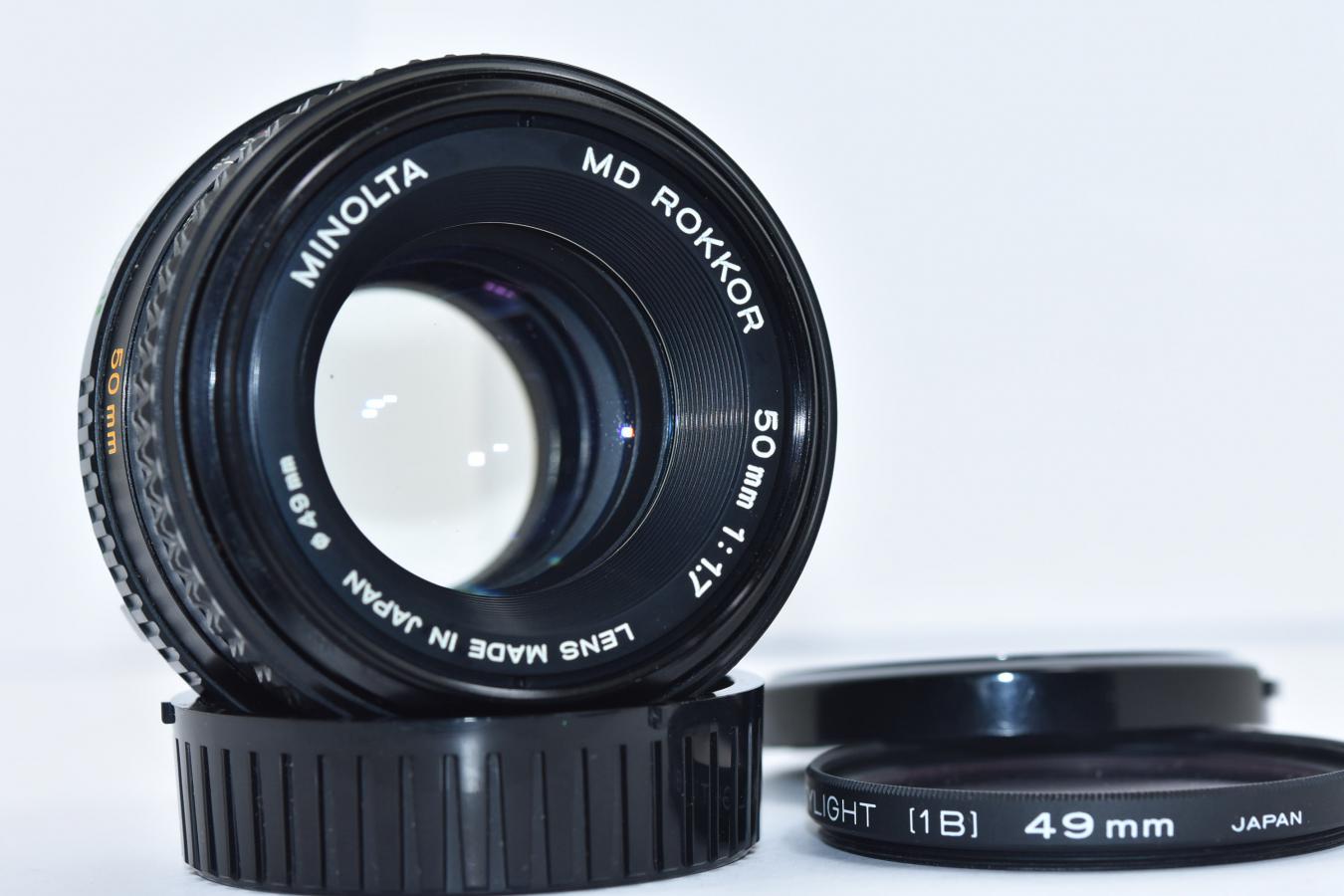 ミノルタ 【B級特価品】 MINOLTA MD ROKKOR 50mm F1.7 【ケンコー製