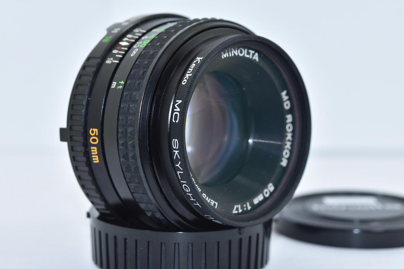 ミノルタ 【B級特価品】 MINOLTA MD ROKKOR 50mm F1.7 【ケンコー製