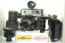 コニカ プレス2 レンズ2本セット OH済 【ヘキサノン90/3.5、58/3.5、ファインダー、120マガジン2個付】  