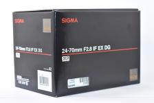 【新品未使用】 SIGMA 24-70mm F2.8 IF EX DG HSM 【元箱付一式 SONY Aマウントレンズ】