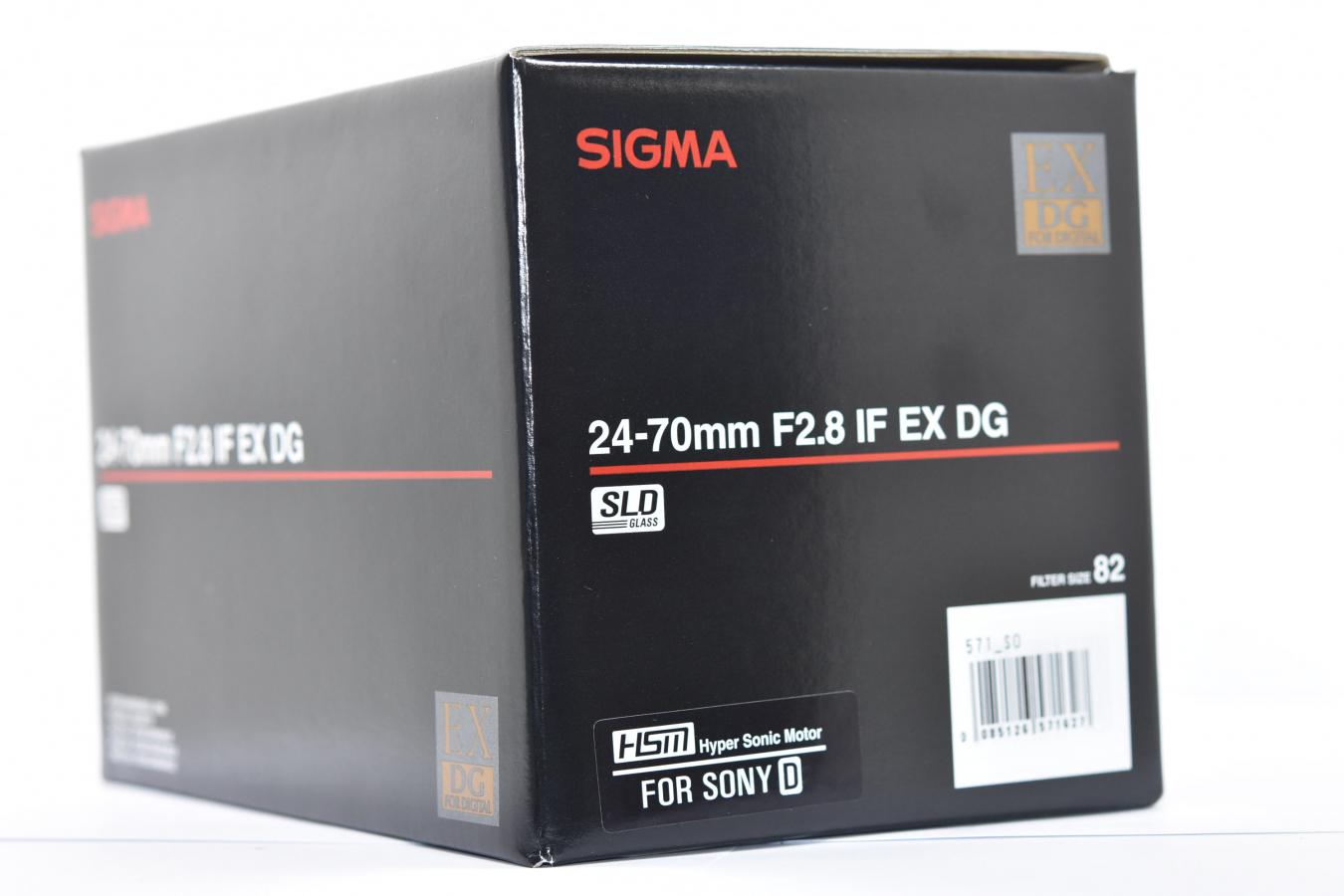 新品未使用】 SIGMA 24-70mm F2.8 IF EX DG HSM 【元箱付一式