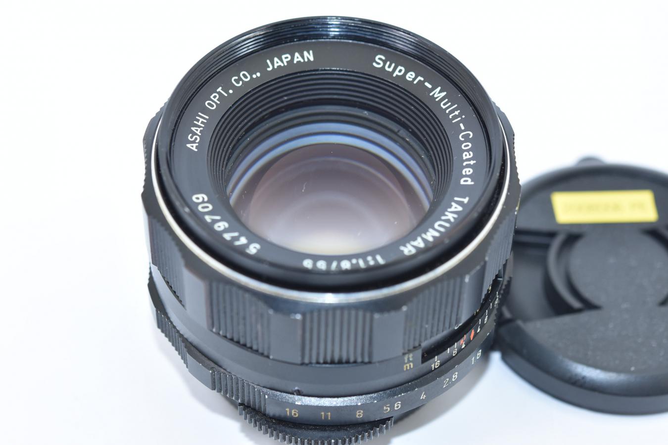 Super-Multi-Coated TAKUMAR 55mm F1.8 M42