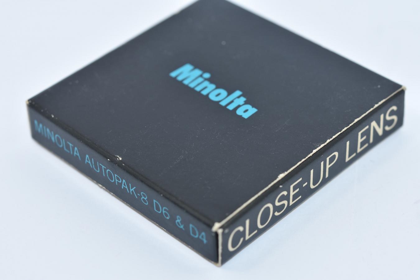 【希 少】minolta CLOSE-UP LENS 元箱付 【52mm口径対応 MINOLTA AUTOPAK-8 D6&D4用】