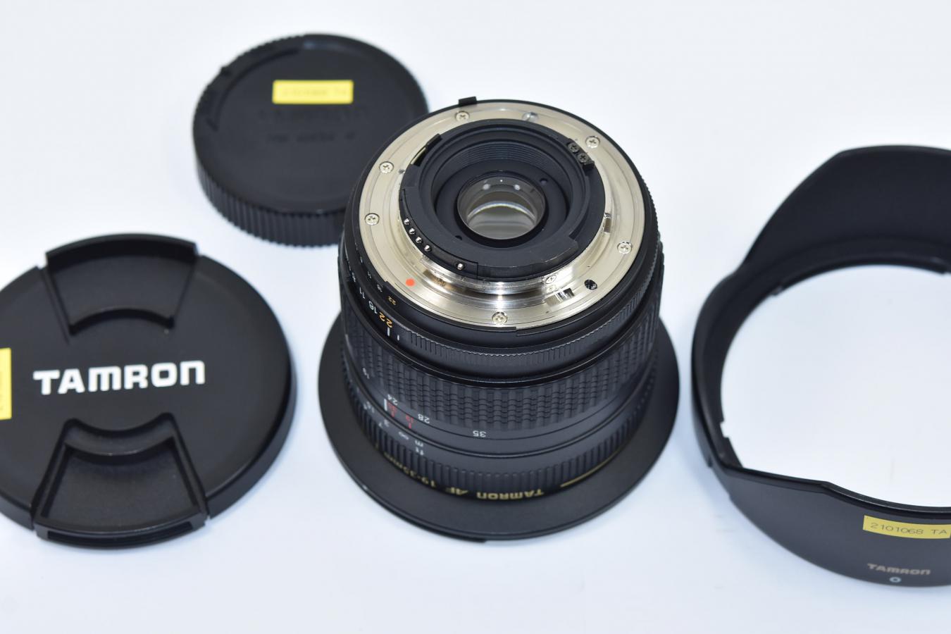 TAMRON AF 19-35mm F3.5-4.5 【Model:A10 Nikon用 純正フード付