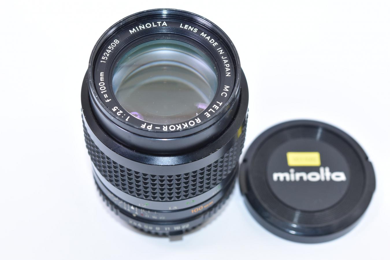 ミノルタ MINOLTA MC TELE ROKKOR-PF 100mm F2.5 カメラのヤマゲン：カメラファン | 中古カメラ・レンズ検索