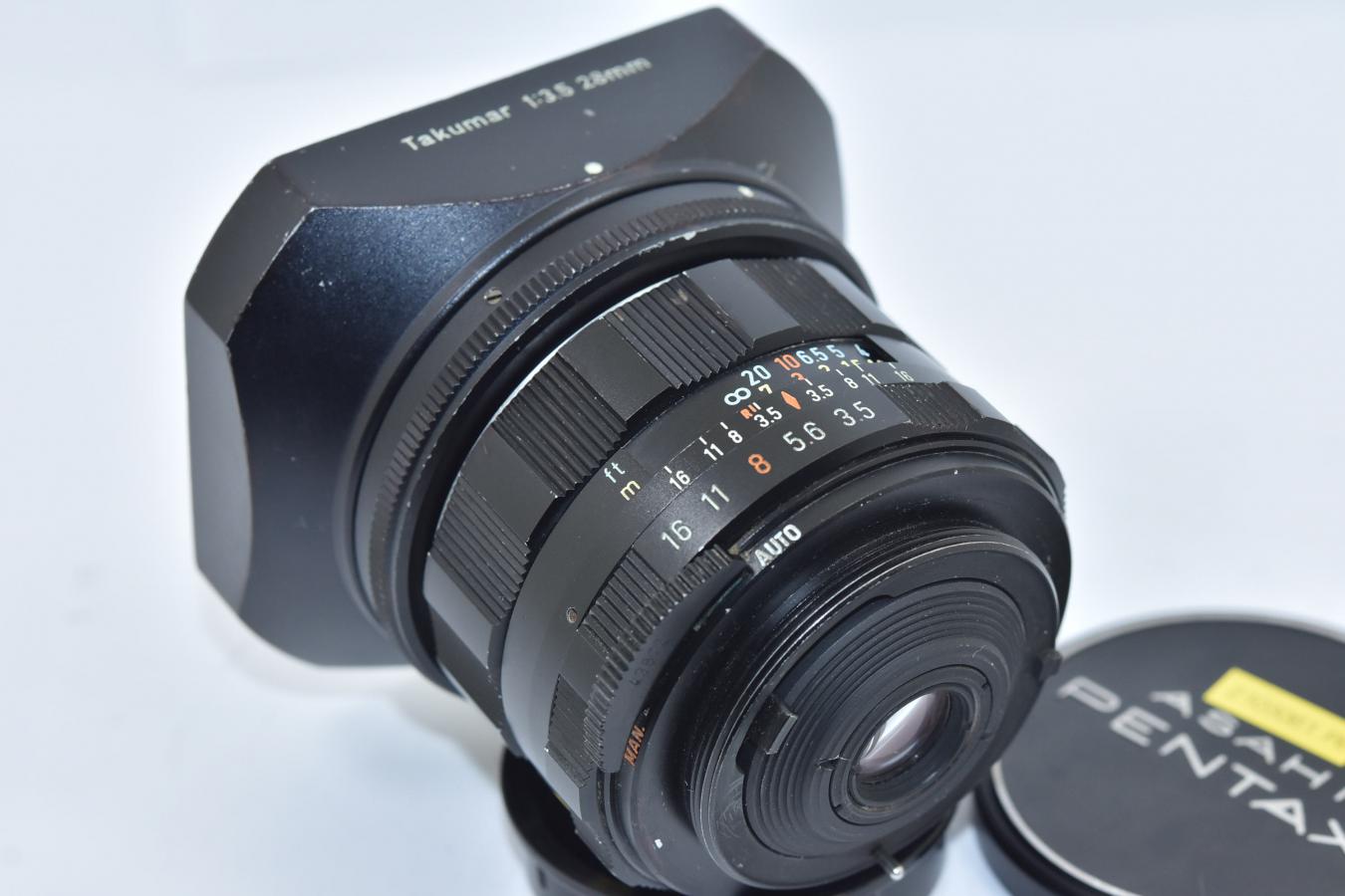 ペンタックス PENTAX Super-Multi-Coated TAKUMAR 28mm F3.5 純正 