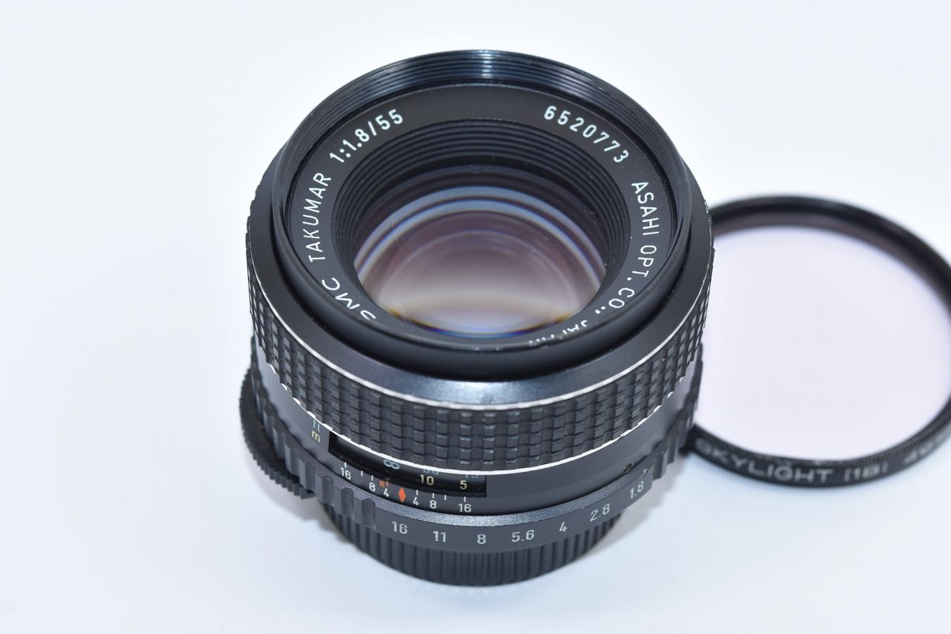 美品 M42 SMC TAKUMAR 55mm F1.8 純正付属 タクマー