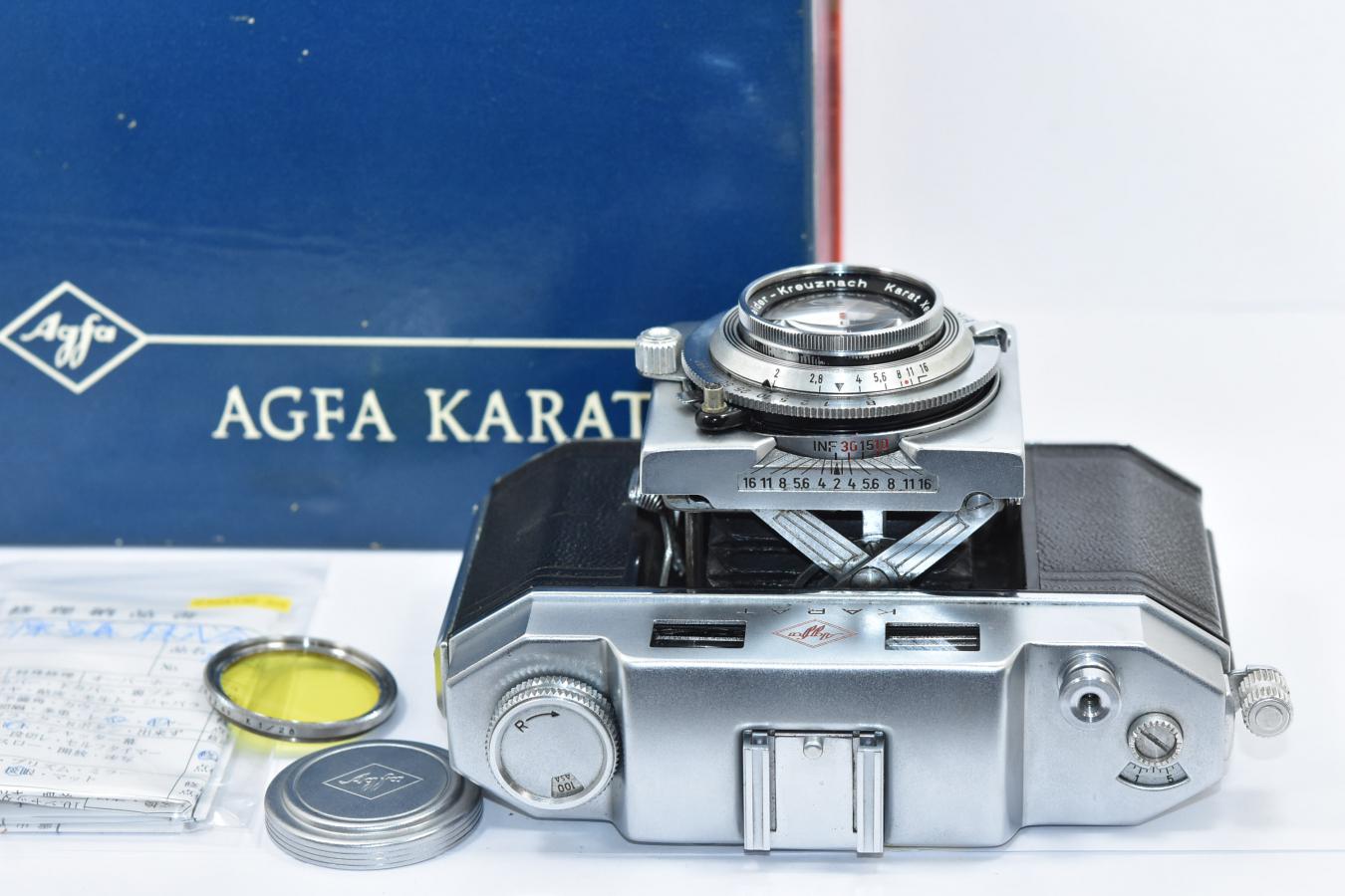アグファ 【希 少】Agfa KARAT IV 整備済 元箱付 【Schneider ...
