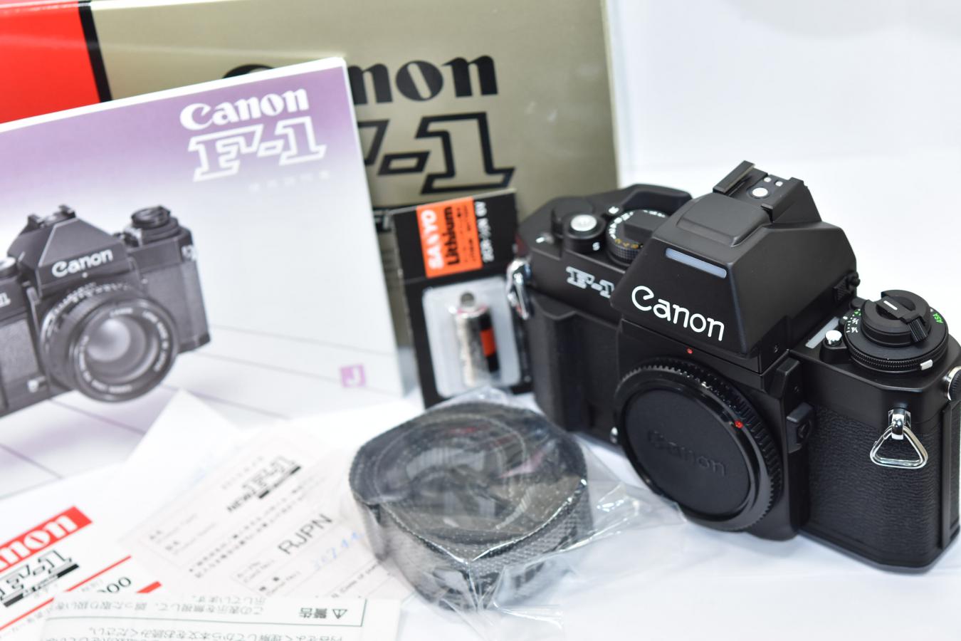 キヤノン 【コレクション向け 未使用】 Canon NEW F-1 AE 【元箱付一式 