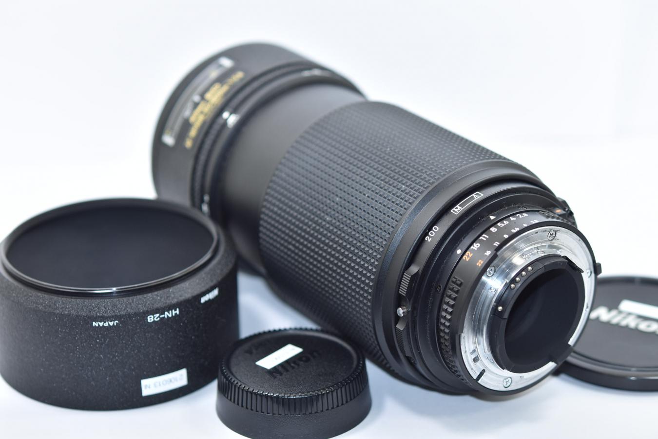 ニコン AF ED NIKKOR 80-200mm F2.8 【純正フードHN-28付】 カメラの